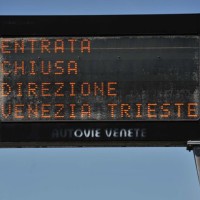 Udine 22 agosto 2015Autovie Venete contro esodo.Copyright Foto Petrussi / Ferraro Simone